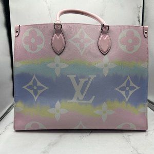 LOUIS VUITTON Monogram Escale Onthego GM Pastel